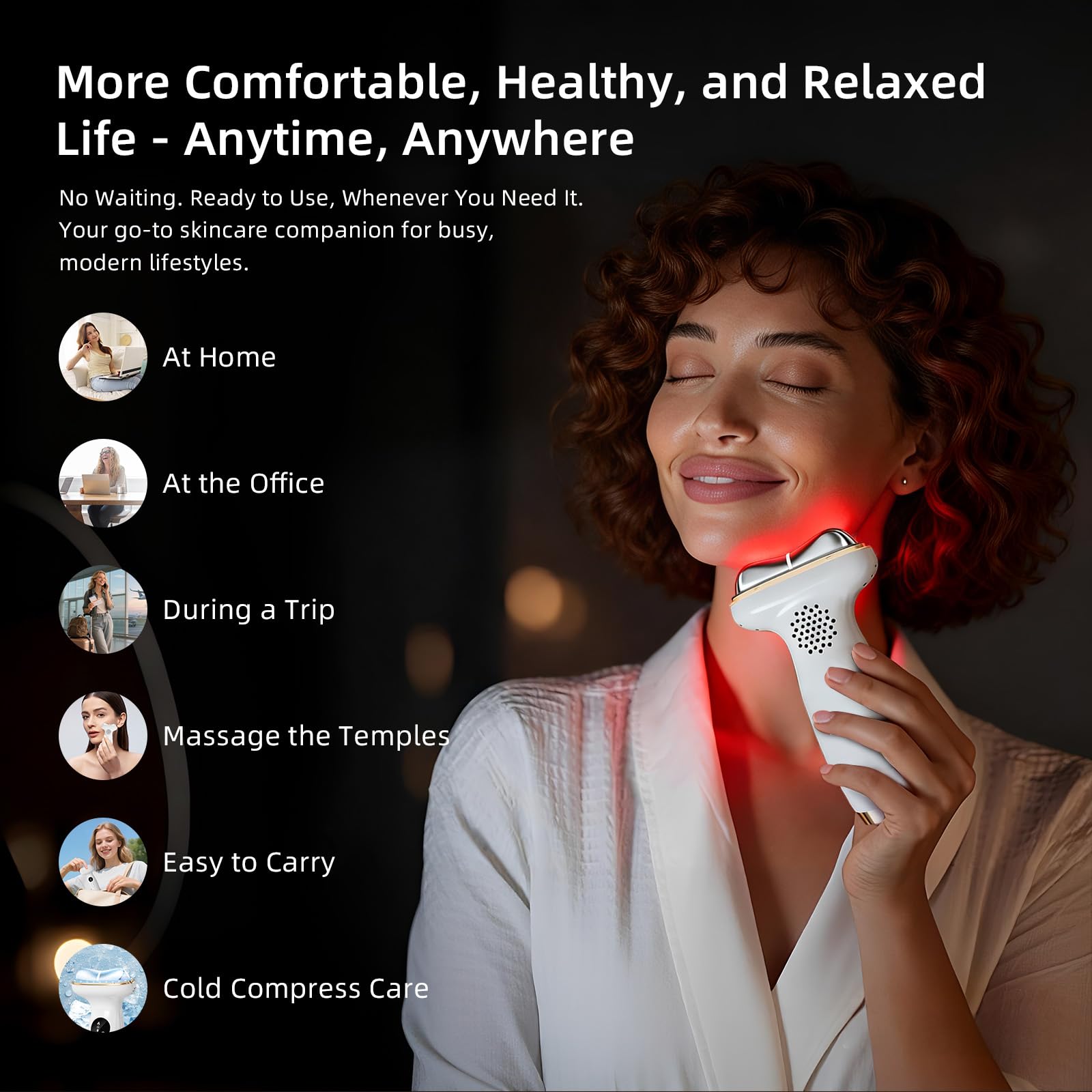 Lifiora enfriamiento facial para cerrar poros y sensación fresca