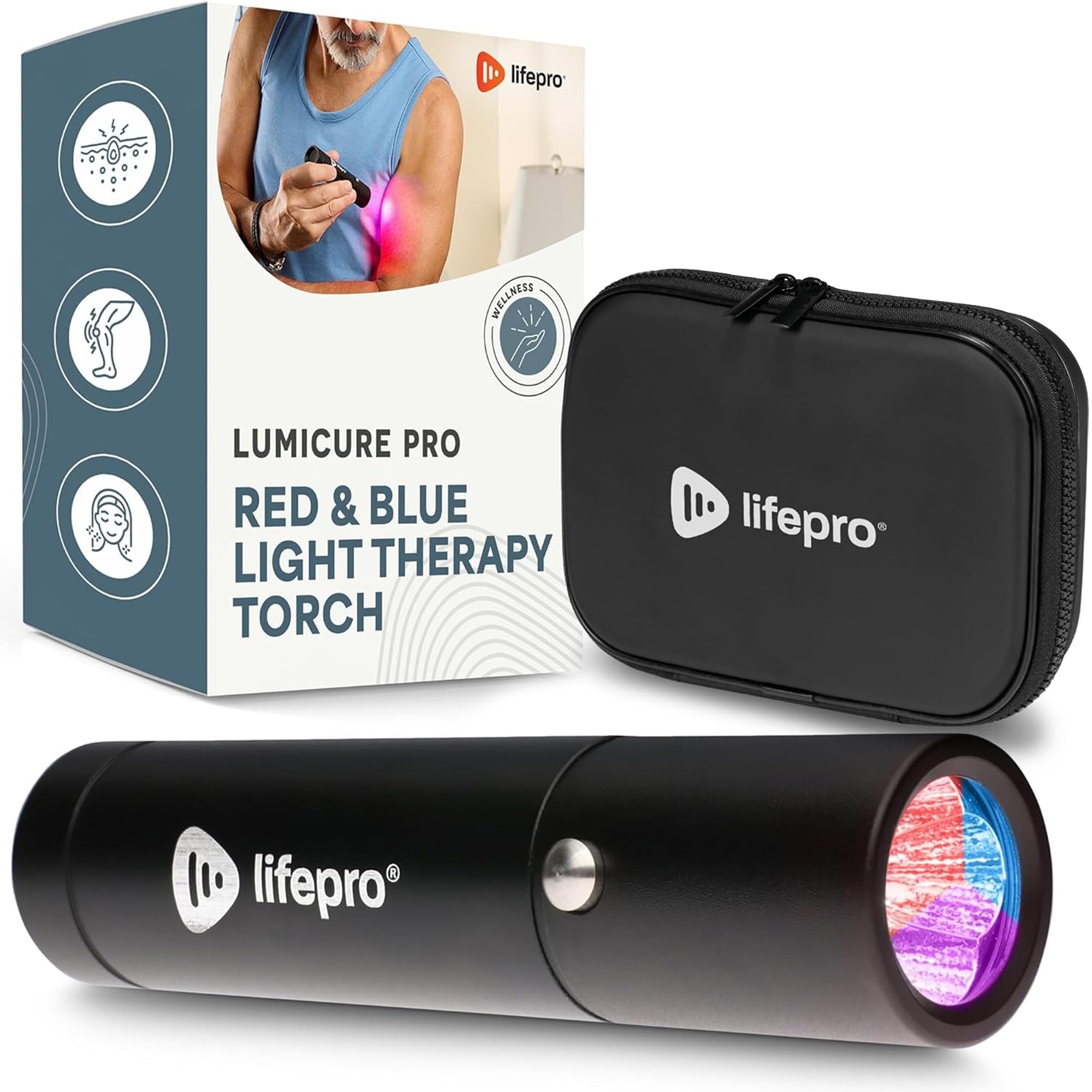 LifePro Lumicure Pro, luz azul para manos, favorece la relajación muscular diaria