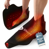LifePro terapia de luz roja para pie y tobillo, alivio potencial sin contacto directo.