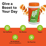 Lift tabletas glucosa naranjas, portátil en escritorio para recargar energía