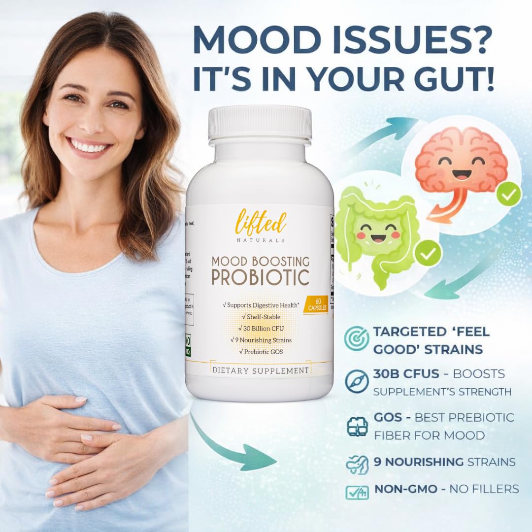 Lifted Naturals Mood Probiotic: dosis diaria integrada a tu rutina