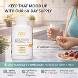 Lifted Naturals Mood Probiotic: opción de viaje, sin necesidad de refrigeración
