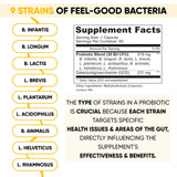 Lifted Naturals Mood Probiotic: etiqueta clara facilita la compra consciente