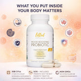 Lifted Naturals Mood Probiotic: ritual matutino con prebiótico para apoyar la digestión