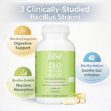 Etiqueta de Lifted Naturals SBO Mood Boost: información clara para uso diario.