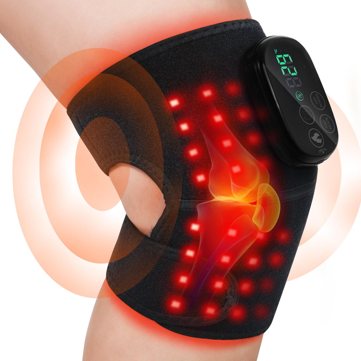 LightinMax rodillera terapia: luz roja para articulaciones y mayor movilidad