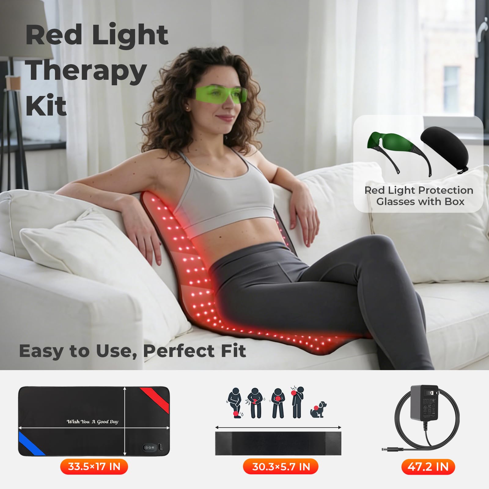 LIGHTIUM Diseño flexible con correas ajustables para un ajuste cómodo.