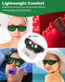 Gafas LIGHTMEUP, aro negro elegante, perfecto para uso discreto en entornos.