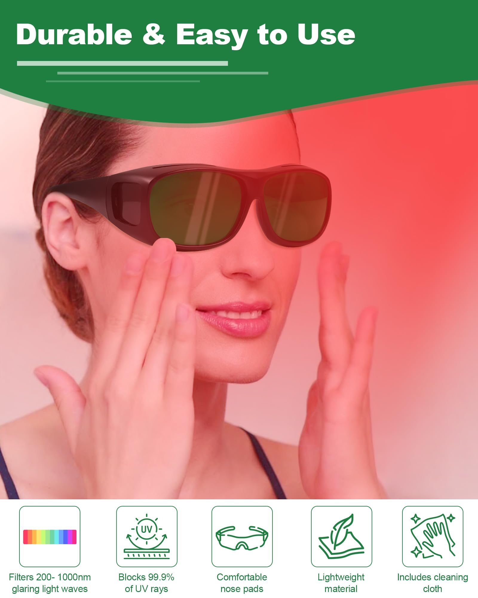 Gafas LIGHTMEUP, pack doble para compartir entre colegas durante sesiones.