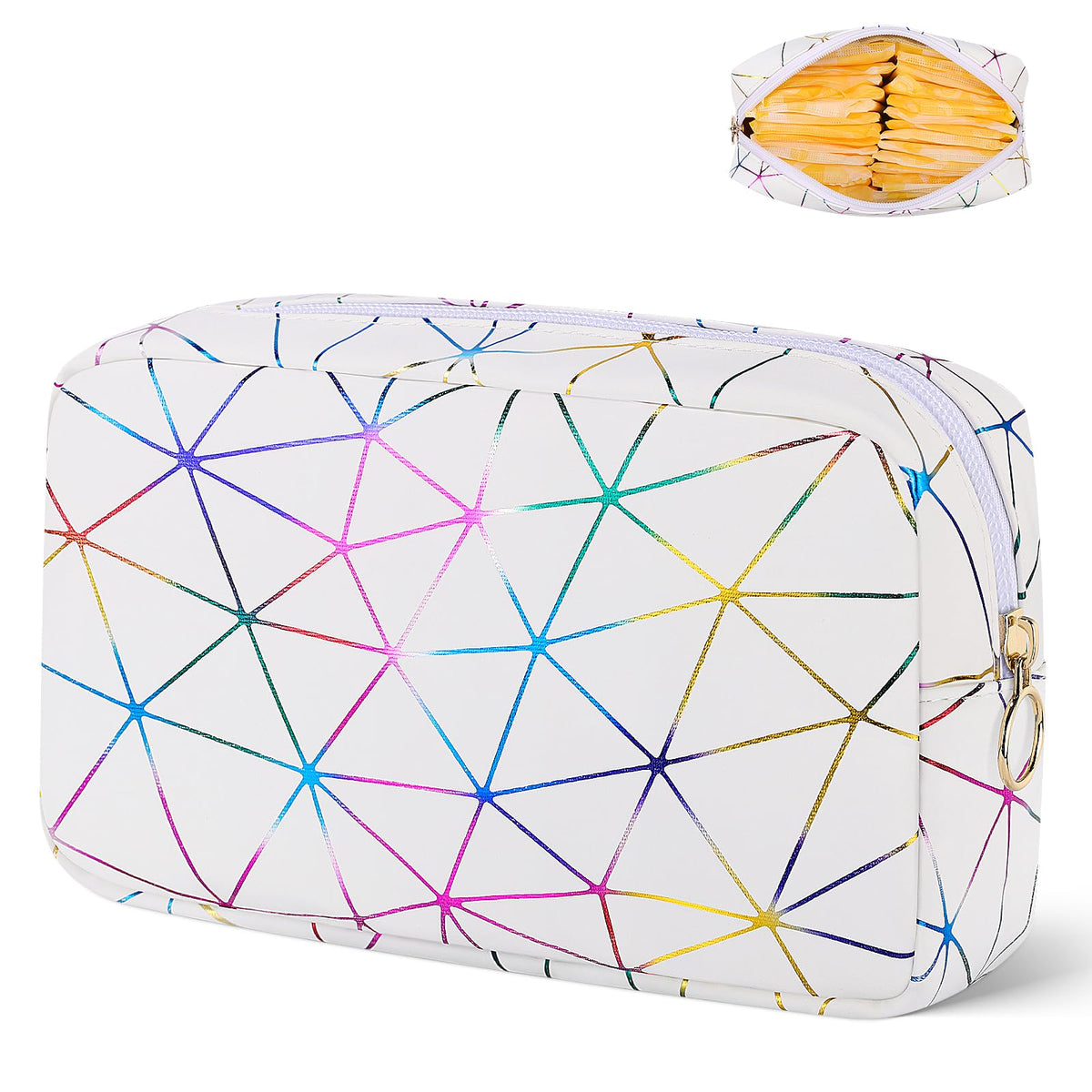 Likesing bolsa periodo cuero, diseño elegante, ideal para llevar discretamente en bolso.