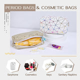 Likesing bolsita toallas sanitarias portatil, ligera para bolso o maleta.