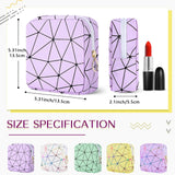 Likesing estuche higiene femenina cuero primer plano, impermeable para uso diario.
