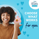 Lil-Lets Teens Day Pads con alas, sin fragancia para piel sensibles