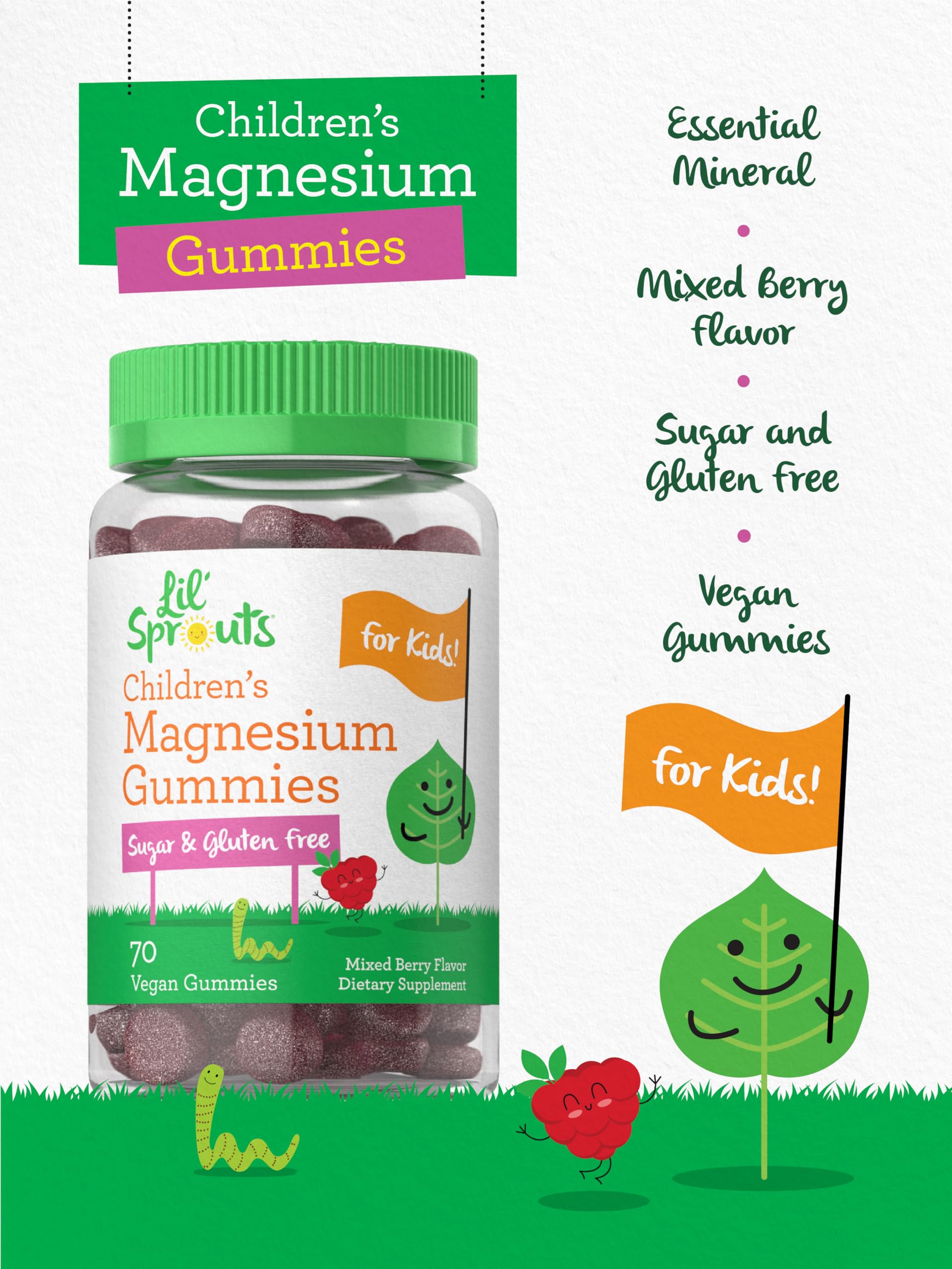 Etiqueta sin gluten de Lil' Sprouts para niños