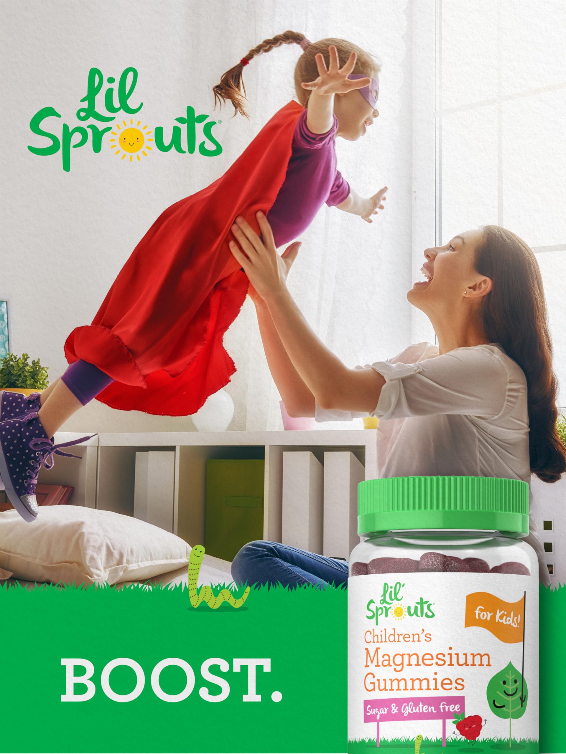 Textura suave de las gomitas Lil' Sprouts para masticación fácil