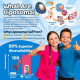 Lilicare azafrán para niños en formato liposomal favorece absorción