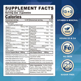 Lilicare: ingredientes clave de vitaminas y minerales para nutrición diaria.