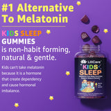 Gomitas sin melatonina de LILICARE como alternativa suave para dormir.