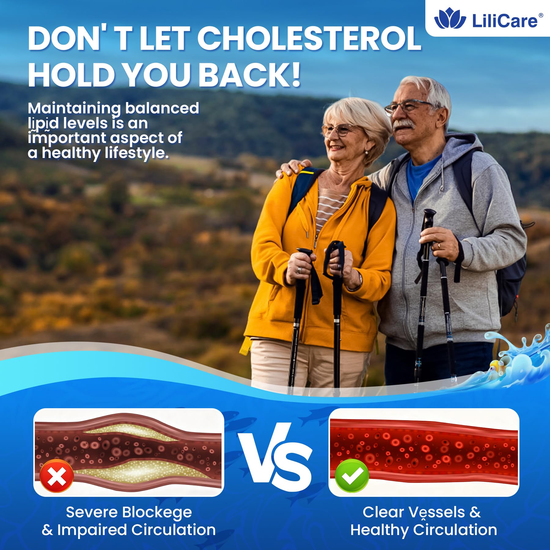 Lilicare gominolas sabor naranja natural sin azúcar añadida.