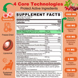 Gomitas liposomales LILICARE, vista cercana de textura naranja sabrosa.