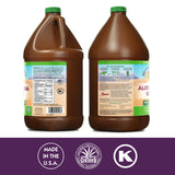 Envase grande de Lily Of The Desert Aloe Gel de 128 oz para uso diario.