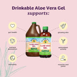 Lily Of The Desert Aloe Gel con vitaminas naturales para piel sana.