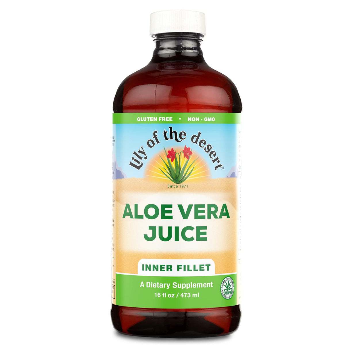 Lily Of The Desert jugo de aloe pulpa interior para hidratación diaria