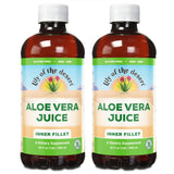 Lily of the Desert Aloe Vera Jugo pulpa interior, vertido suave para apoyar la digestión
