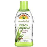 Lily of the Desert Detox Formula en botella para uso diario con aloe vera.