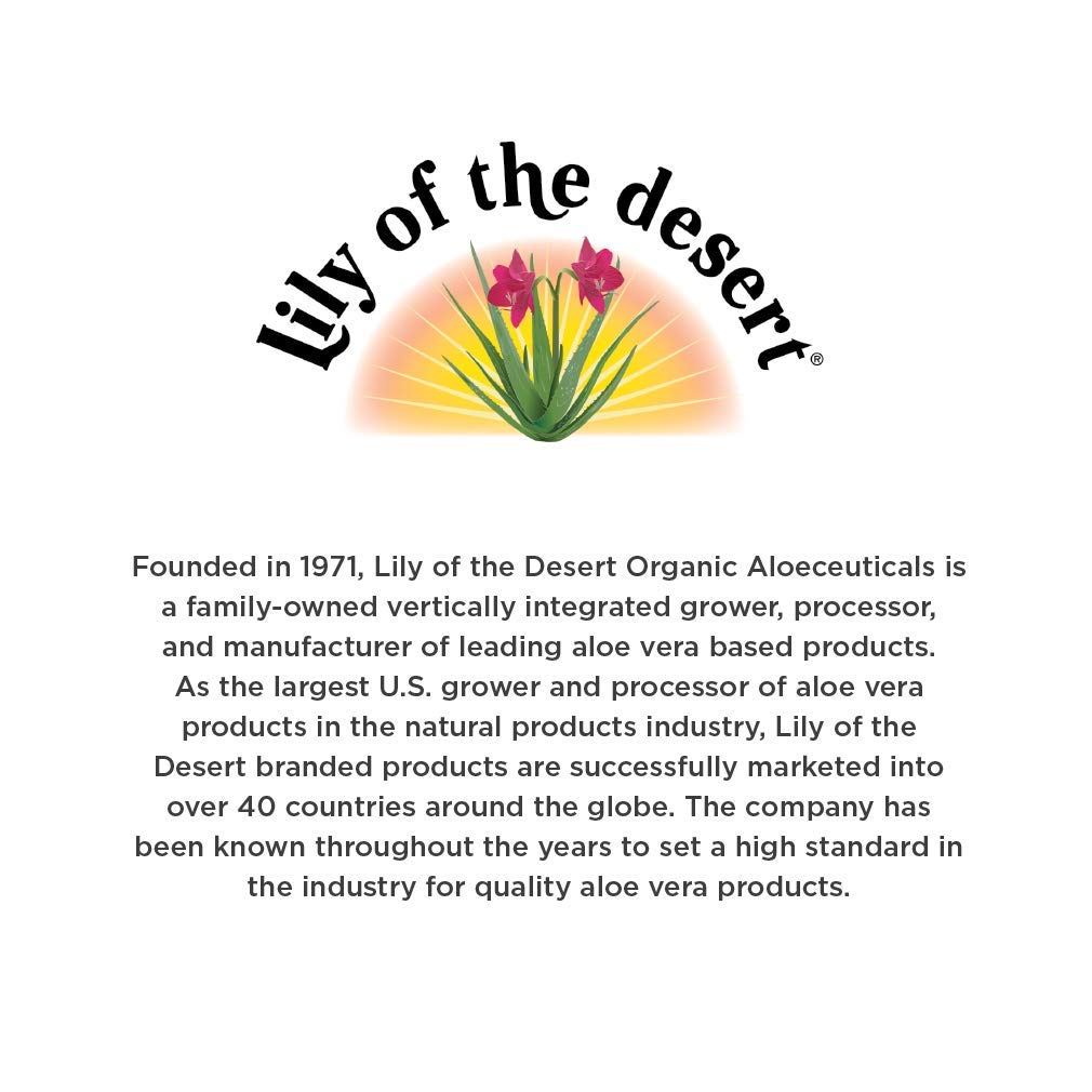 Lily Of The Desert gel aloe vera, uso en bebidas, ritual sencillo para bienestar.