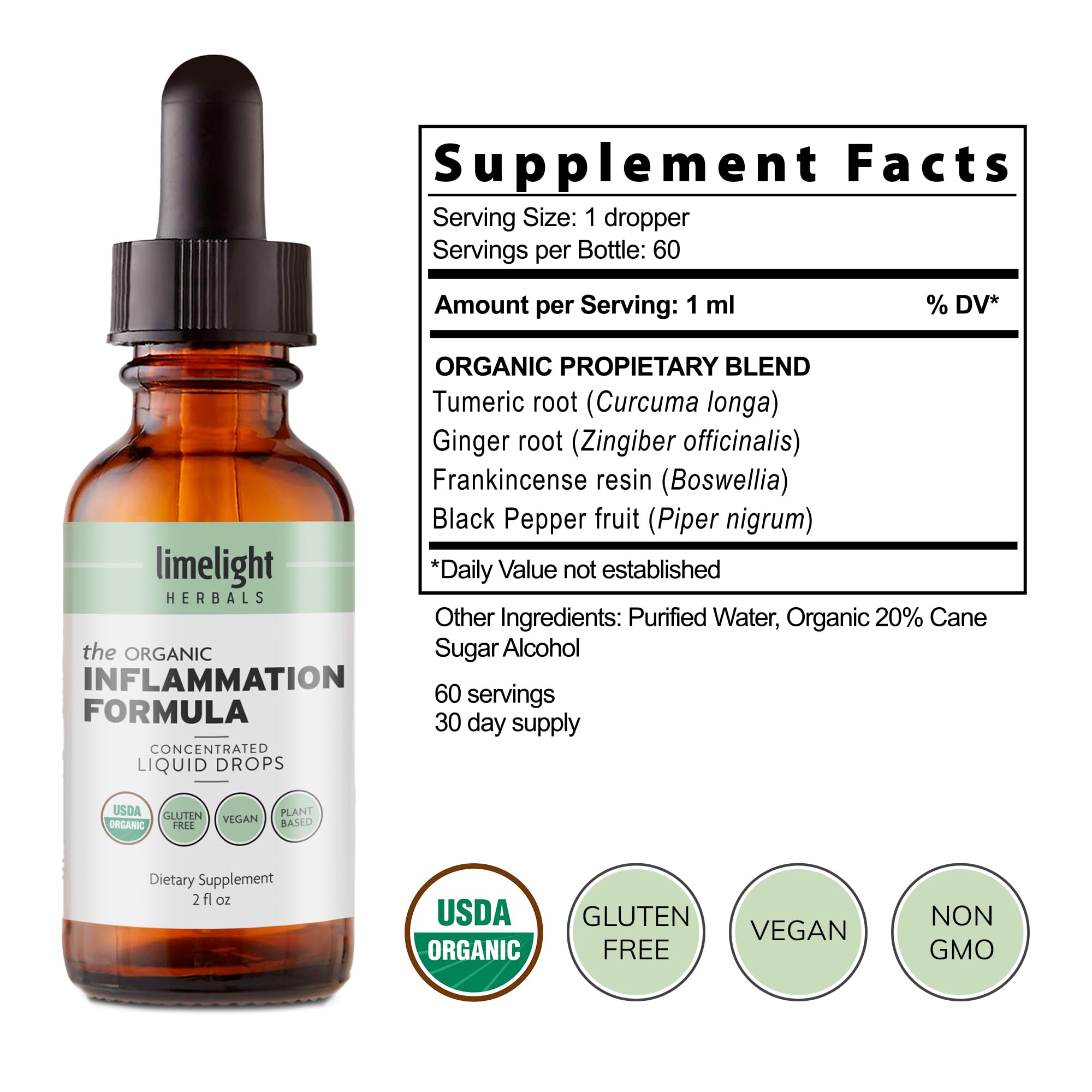 LIMELIGHT HERBALS gotas 60 porciones: uso sostenido y práctico.