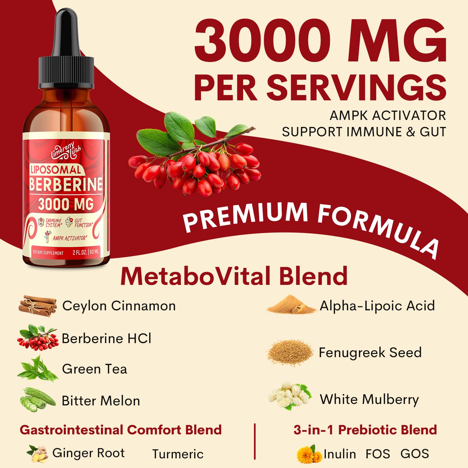 Activación AMPK con berberina liposomales para energía sostenida.