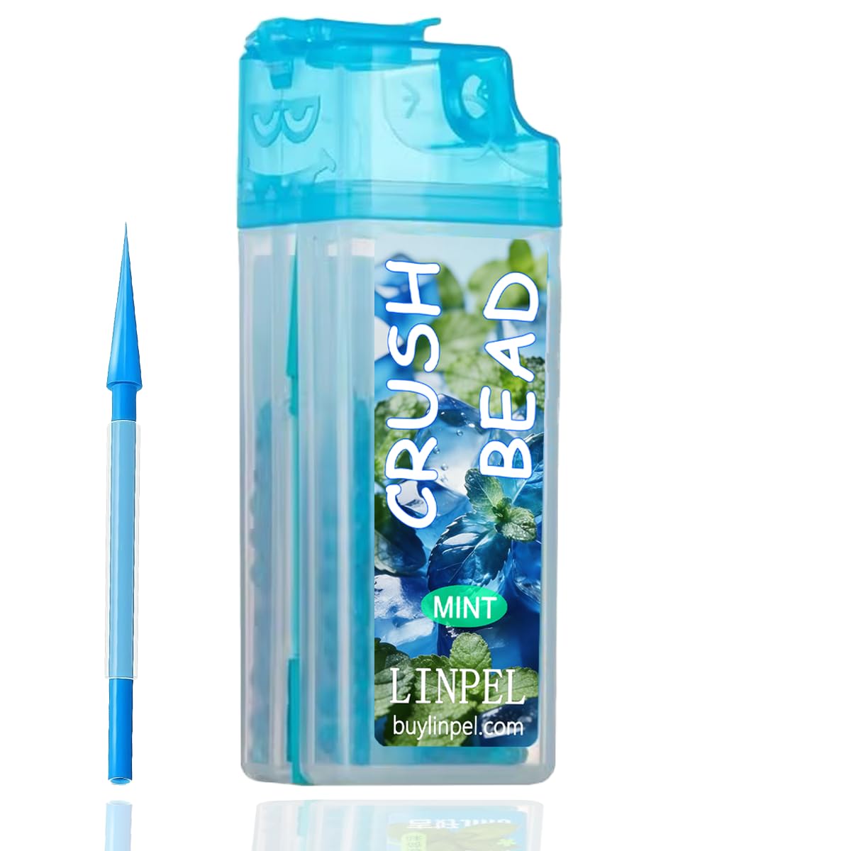 Linpel perlas refrescantes de menta azul para mascarilla, aroma duradero.