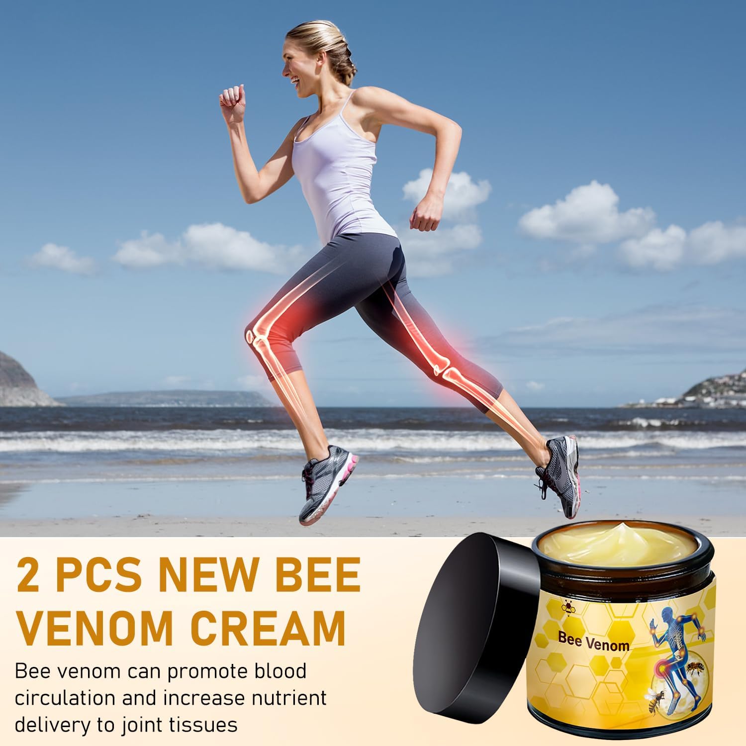 LinTsing crema veneno abeja espalda, sensación fresca y absorción rápida.