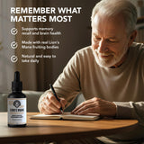 LionsManeExtracts gotero de 2 ml para soporte cognitivo rápido