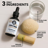 LionsManeExtracts.com: dosis de 2 ml para uso diario flexible.