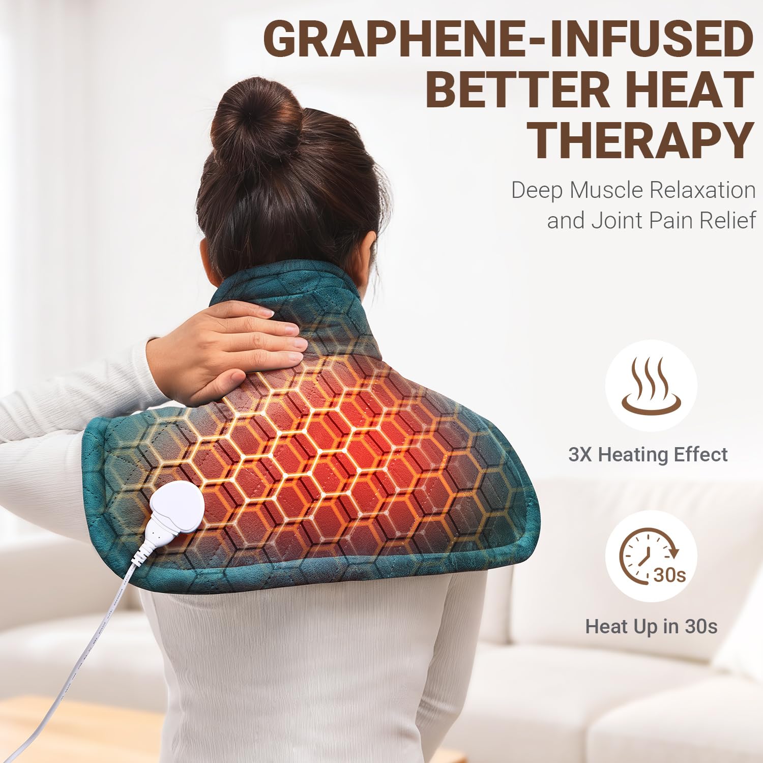 LIPHOME tejido grafeno suave, sensación agradable sobre la piel.