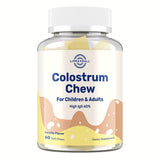 LipMaxMall gomitas de colostro sabor vainilla para apoyo inmunitario diario.