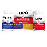 Kit Lipo-Flavonoid Día y Noche en caja para rutina diaria del oído.