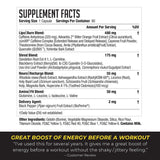 Liporush NDS Nutrition XT: cápsulas en primer plano para enfoque y rendimiento.