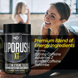 Ingrediente C3G en Liporush NDS Nutrition XT para apoyar el metabolismo.