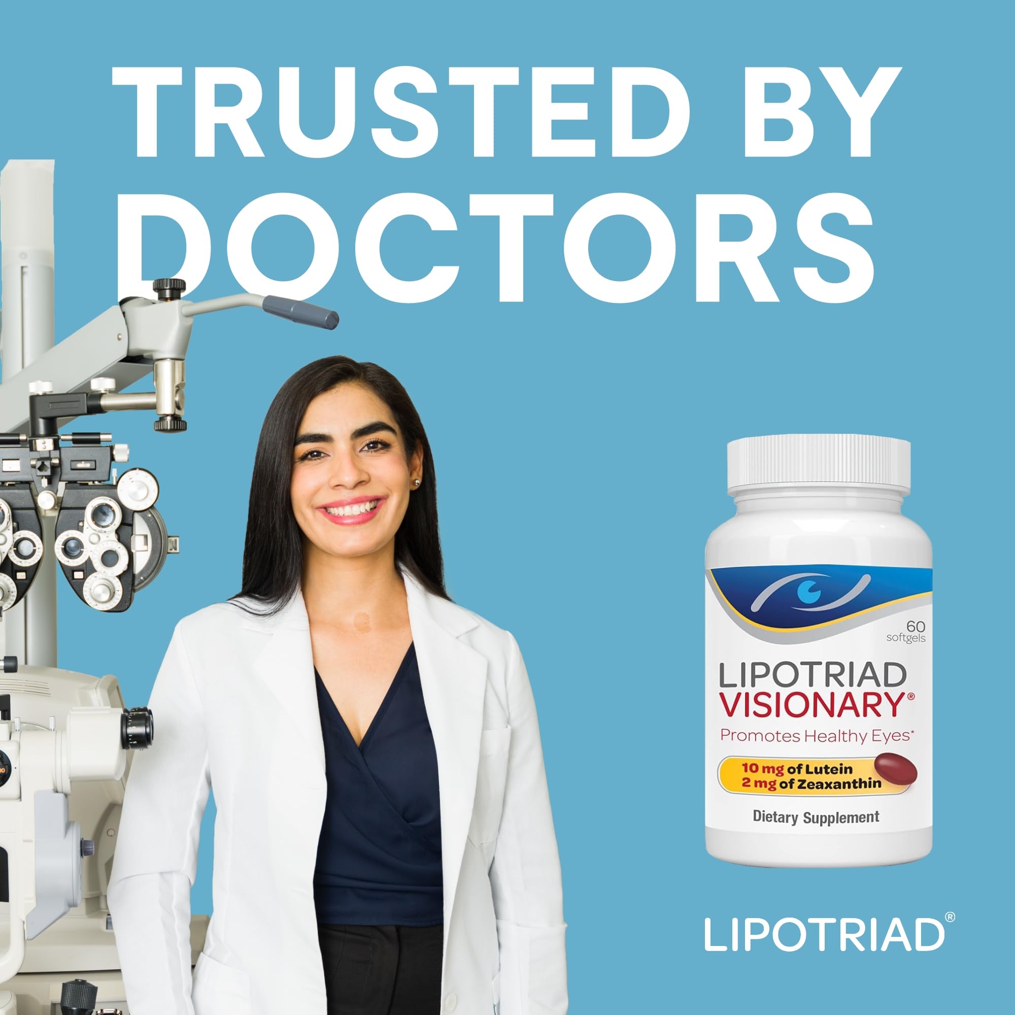 Lipotriad Visionary: sin beta-caroteno y apto para fumadores.