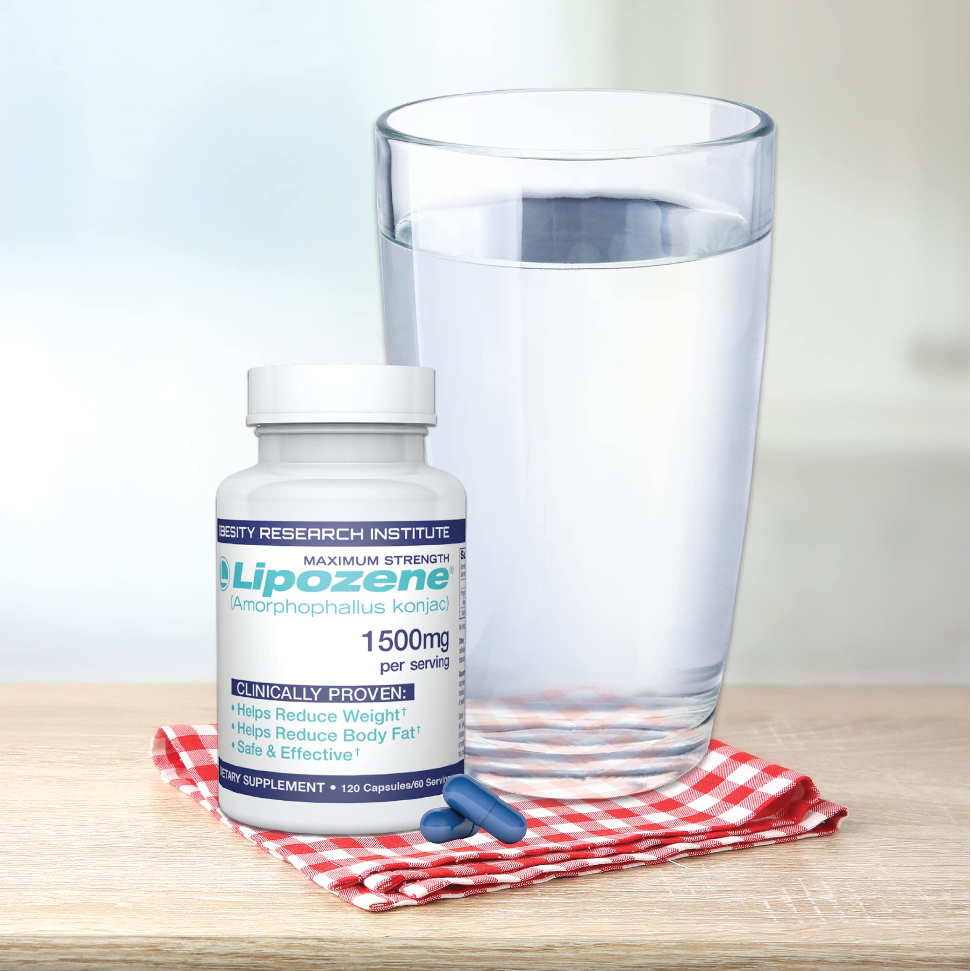 Caja promocional de Lipozene lista para empezar
