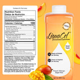 Botella LiquaCel 32oz durazno mango, bebida proteica lista para consumo