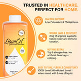 Proteína hidrolizada de colágeno y arginina en porción de 1oz de LiquaCel