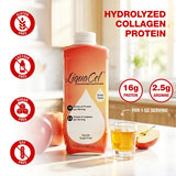 LiquaCel frente del envase mostrando sabor manzana y proteínas