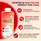 LiquaCel preparado para mezclar en vaso con agua