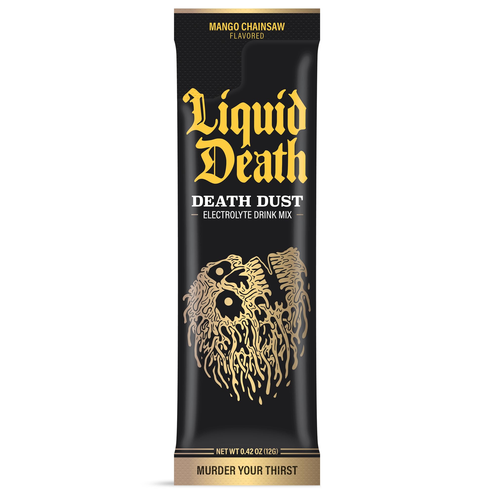 Liquid Death Dosis Mango en vaso: sabor refrescante para días cálidos.