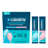 Liquid I.V. Algodón de Azúcar, botella lista para hidratar con electrolitos.