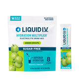 Liquid I.V. Hydration Multiplier sin azúcar sabor uva verde, paquete práctico